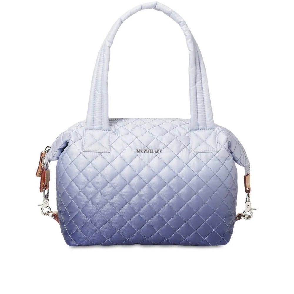 MZ Wallace blue Ombré quilted satchel